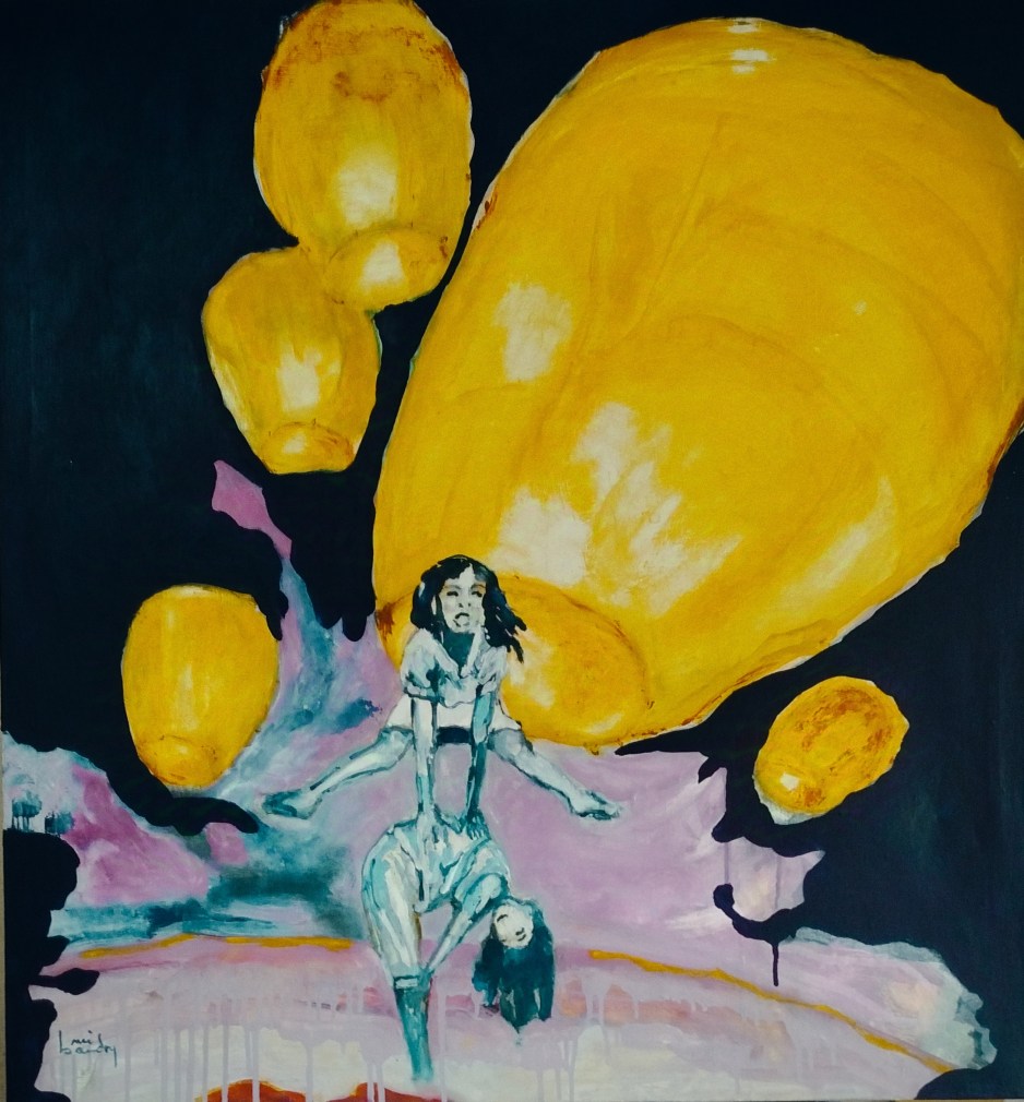 les lanternes à rêves , monde de l enfance ,des jeux et des rêves en surmontant tous les obstacles ...